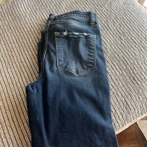 Vervet distressed straight leg jeans